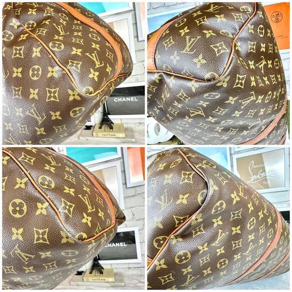 Louis Vuitton Bandouliere Keepall 60 Duffle Bag with original leather st⦠- Picture 6 of 16